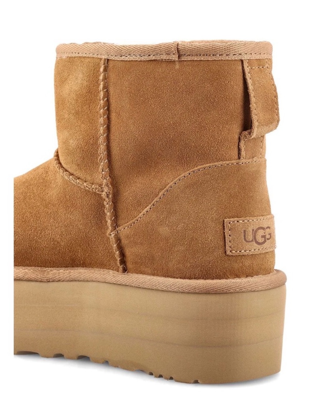 UGG Classic Chestnut Platform Mini Bootie Size 7 New without Box/Tag - Picture 6 of 15